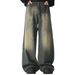 Men's Clothing Men's Retro Style Loose Wide Leg Jeans Flared Trousers Versatile American Spring Youth Fashion_mkmklike.com