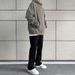 Men's Black Flared Jeans – High-Street Slim Fit Retro Bootcut Pants (S-3XL, Stretch Comfort, 90s Revival Style)_mkmklike.com