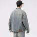 Pulse Pulse Unique Retro Stand Collar High-end European And American Street Style Cool Motorcycle Denim Jacket For Men_mkmklike.com