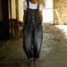Retro Distressed Loose Women's Casual Denim Jumpsuit With Adjustable Buckle NK402_mkmklike.com