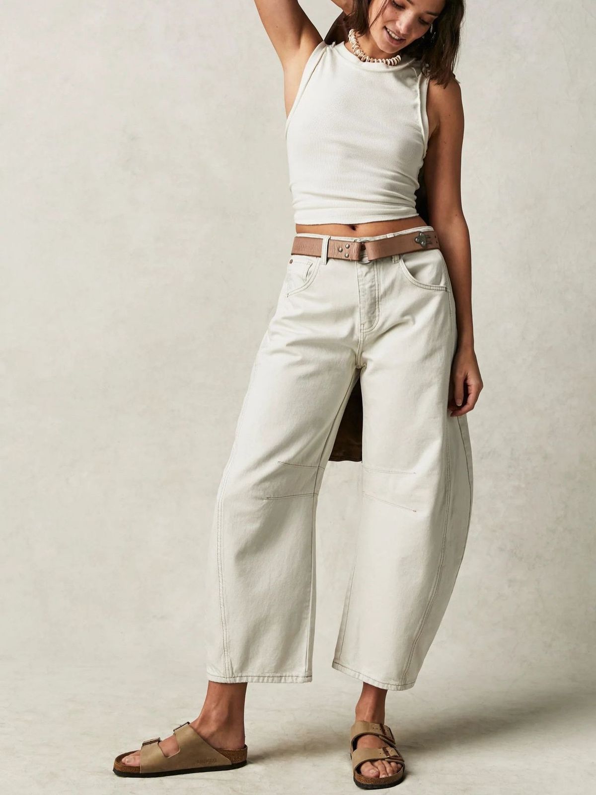 Retro High-Waisted Banana Harem Jeans for Women Loose Slimming Casual Dad Carrot Pants Autumn Style Cross-Border Women's Denim_mkmklike.com