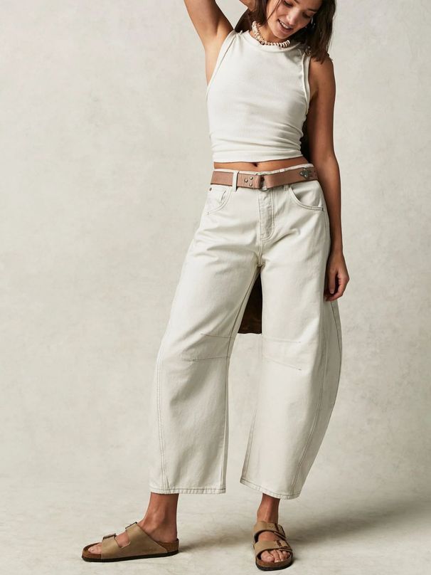 Retro High-Waisted Banana Harem Jeans for Women Loose Slimming Casual Dad Carrot Pants Autumn Style Cross-Border Women's Denim_mkmklike.com