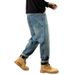 Style Wahed Vintage Straight-Leg Jean For Men Spring Autumn Looe Fit European And American High Street Vibe Long_mkmklike.com