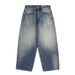 American Style Washed Simple Jeans For Men High-End Cool Street Fashion Loose Casual Straight Long Pants_mkmklike.com