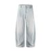 Men's Clothing Wide Leg Cleanfit Retro Scimitar Jeans Retro Wide-Leg Cleanfit Jeans - High Waist Loose Fit Casual Pants With Unique Sickle Design_mkmklike.com