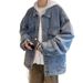 Cowboy Jacket Men's Autumn Retro Collar Workwear Jacket Couple's Casual Top_mkmklike.com