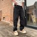 Men's Clothing New Fashion Brand Loose Straight Black Washed Jeans Foreign Trade One Piece Delivery_mkmklike.com