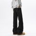 American Retro Raw Denim Jeans For Men, New Autumn Trendy Plus-size Slim-fit Cleanfit Flared Pants_mkmklike.com