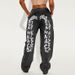 Women's Clothing Straight Jeans Women's High Waist Cut Out Straight Leg Jeans_mkmklike.com