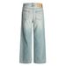 Washed Gradient Jeans Men's Loose Wide-Leg Straight Long Street Fashion Punk Distressed Casual Pants_mkmklike.com