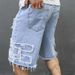 2025 New Jeans With Holes Loose Fitting Trendy Men's Casual Shorts, And Capris_mkmklike.com