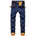 BOY BOY Cross-Border European And American Winter Fleece-Lined Personalized Warm Men's Thickened Jeans_mkmklike.com