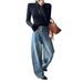 Clair Clair 2025 Autumn New High Waist Fashion Casual Slim Straight Scimitar Jeans For Women_mkmklike.com