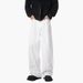 American-style Cleanfit White Curved Hem Jeans For Men, Trendy New High Street Style, Loose Straight Wide-leg Trousers_mkmklike.com