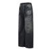 High Street Punk Washed Distressed Jeans Trendy Brand Niche Loose Wide-Leg Straight Long Men's Vintage Stained Pants_mkmklike.com