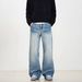 Men's Vintage Washed Jeans – Relaxed Straight Fit Denim Pants With Classic Five-Pocket Design (S-XXXL)_mkmklike.com