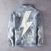 Loom Spring Men's Jacket Trendy Brand European And American Street Hip-Hop Patch Embroidery Denim Clothing Distressed Beggar_mkmklike.com