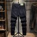 Winter New Velvet Jeans Men's Thickened American Straight Trousers Men's Warm Pure Black Casual Business Pants Men_mkmklike.com
