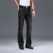 Men's Flared Jeans – Retro Wide-Leg Denim Pants (27-40, Dark Blue/Black/Greyish/Nostalgic Blue)_mkmklike.com