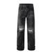 New Trendy Hot Diamond Jeans Straight Tube Loose Men's Denim Versatile Casual Men's Pants Wide Tube Flash Diamond Straight Tube Pants_mkmklike.com