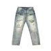 Men's Clothing High End Graffiti Hand Painted Handsome Jeans Men's Loose Small Straight Spring And Autumn Long Pants_mkmklike.com