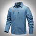 Pulse TB Vintage Cotton Denim Long Sleeve European And American Men's Shirt_mkmklike.com