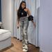 Women's Clothing High Waist Ripped Jeans For Women - Stretch Denim Pants With Comfort Fit, Street Style Fashion (Grey/Blue, XS-2XL)_mkmklike.com