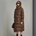 Women's Clothing new women's long over the knee warm cotton coat with lapel, light luxury soft coat, over the knee long warm cotton coat_mkmklike.com