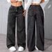 Best Selling High-Waisted plus Size Women's Jeans Sweet And Spicy Style Loose Casual Straight Leg Trousers_mkmklike.com