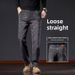 Jeans Stretch Large Size Loose Straight Spring Autumn Casual Long Summer Trousers Men's Wear-Resistant Work Pants_mkmklike.com