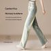 Women's Tencel Wide-Leg Jeans 2026 Spring/Summer New High-Waisted Slimming Stretch Loose Narrow Straight-Leg Long Pants_mkmklike.com