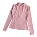 Women's High-Elasticity Stand Collar Denim Jacket – Lightweight Zip-Up Spring/Summer Coat With Strip Detail_mkmklike.com
