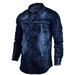 Pulse Cross-Border Direct Supply European And American Size Men's Long Sleeve Slim Fit Fashion Trend Gradient Denim Stylish_mkmklike.com