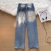 Men's Distressed Black And Grey Straight Leg Jeans High Street Vibe Casual Versatile Styling Wholesale Available_mkmklike.com