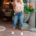 Women's Clothing Retro Style Skinny Jeans For Women High Stretch Solid Color Cropped Denim Pants For Formal & Casual For Women_mkmklike.com