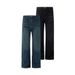 Men's Washed Straight Leg Jeans - Retro Korean Style Denim Pants For Casual & Office Wear, High Waist Relaxed Fit Trousers_mkmklike.com