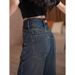 Retro High Waist Slim Fit Stretch Straight Leg Jeans For Women Plus Size Slimming Wide Leg Pants 2026 New Style Curvy Fit_mkmklike.com