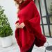 Women's Clothing 2023 autumn and winter new women's clothing shawl tassel cape fur collar pullover sweater women_mkmklike.com