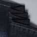 Men's Stretch Denim Jeans - Slim Straight Fit Black Pants With Artistic Washes, Comfortable Cotton Blend For Casual & Streetwear (S-2xl)_mkmklike.com