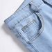 Men's Slim Fit Stretch Jeans - Light Wash Comfortable Cotton Denim Pants For Casual Wear_mkmklike.com