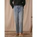 Men's Clothing Retro Jeans Fashion Straight Versatile Quality Casual Pants Business Elastic Waist Nine Point Pants_mkmklike.com