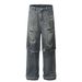 Men's Clothing Distressed Design High End Men's Two Piece Jeans_mkmklike.com