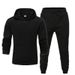 Men's Clothing men's casual sports fitness solid color sweatshirt suit hooded sweatshirt_mkmklike.com