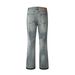 Men's Clothing High Street Distressed Loose Casual Distressed Bleached Ripped Cat Whisker Casual Pants Jeans Bell Bottoms_mkmklike.com