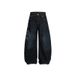 Tassel Ripped Jeans Men's Summer New Loose Straight Washed Old High Street Street Wide Leg Long Pants Trend_mkmklike.com