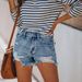 Women’s Clothing The New Popular Stretchy Ripped Tassel Women's Denim Shorts Popular Wish Super Hot_mkmklike.com