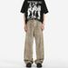 Men's Leopard Print Denim Jeans - Lightweight Straight Leg Pants With Streetwear Aesthetic For Spring/Summer Casual Wear_mkmklike.com