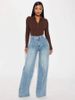 New Fashion Straight Pants Washed Street Denim Women's Pants Skinny Waist Women_mkmklike.com