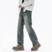 Cleanfit Elastic Autumn And Winter New Jeans Men's Fit Straight Tube Loose Enlarged Large Size Youth Middle Waist Trendy Rice Knowable Clothes_mkmklike.com