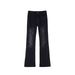 Scimitar Micro-pull Jeans Men's Spring And Autumn American High Street Niche Splicing Straight Thin Vibe Pants_mkmklike.com